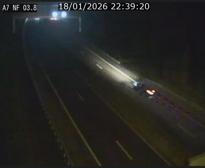 <h2>Webcam autoroute A7 au Luxembourg à la sortie du Tunnel Stafelter vers le Nord</h2>