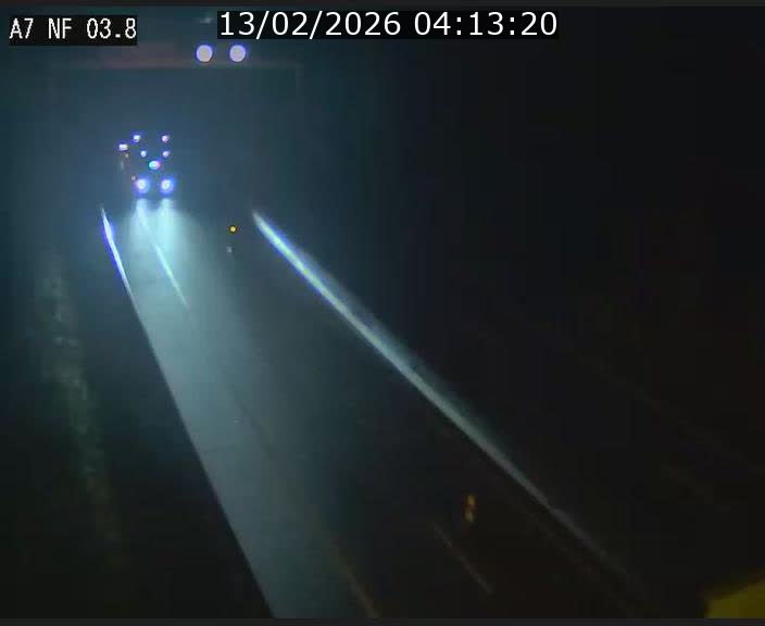 <h2>Webcam autoroute A7 au Luxembourg à la sortie du Tunnel Stafelter vers le Nord</h2>
