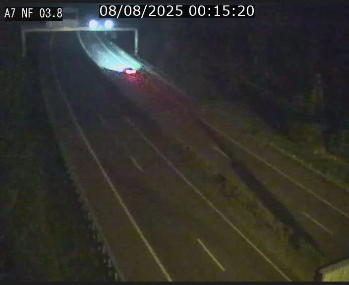<h2>Webcam autoroute A7 au Luxembourg à la sortie du Tunnel Stafelter vers le Nord</h2>