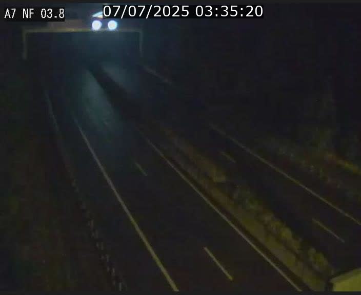 <h2>Webcam autoroute A7 au Luxembourg à la sortie du Tunnel Stafelter vers le Nord</h2>