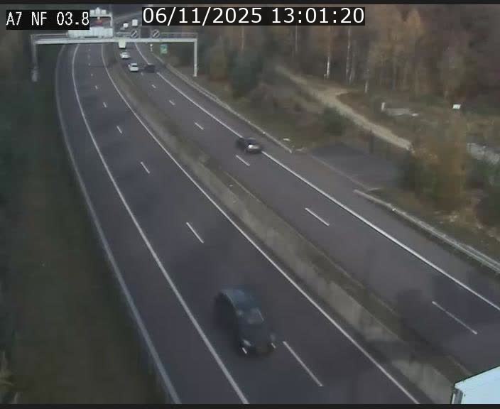 <h2>Webcam autoroute A7 au Luxembourg à la sortie du Tunnel Stafelter vers le Nord</h2>