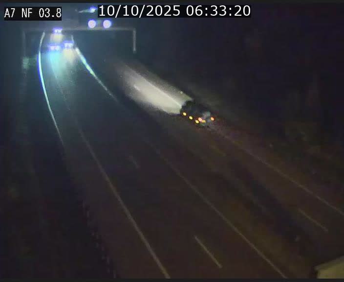 <h2>Webcam autoroute A7 au Luxembourg à la sortie du Tunnel Stafelter vers le Nord</h2>