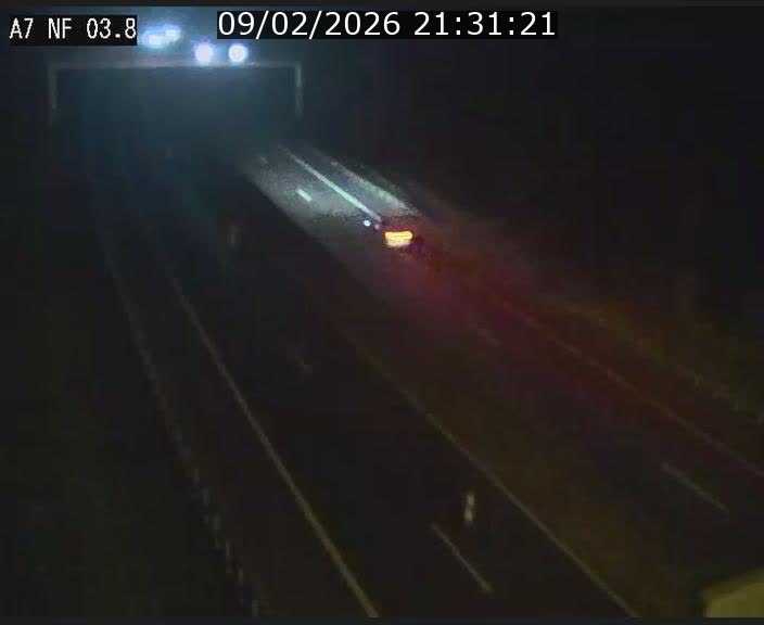<h2>Webcam autoroute A7 au Luxembourg à la sortie du Tunnel Stafelter vers le Nord</h2>