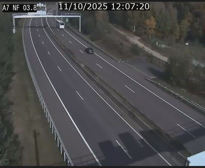 <h2>Webcam autoroute A7 au Luxembourg à la sortie du Tunnel Stafelter vers le Nord</h2>