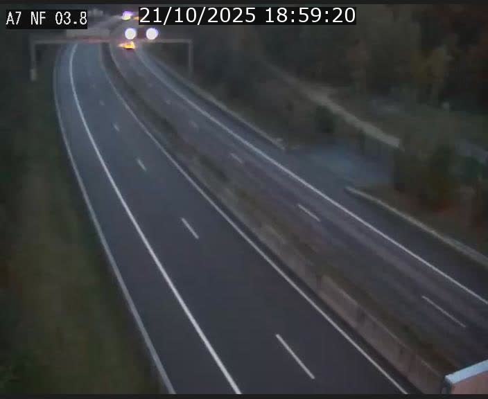 <h2>Webcam autoroute A7 au Luxembourg à la sortie du Tunnel Stafelter vers le Nord</h2>