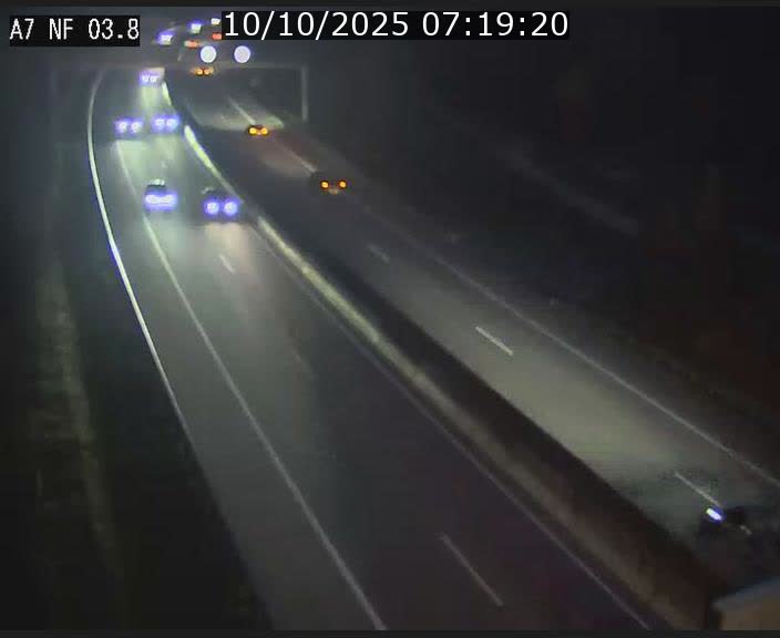 <h2>Webcam autoroute A7 au Luxembourg à la sortie du Tunnel Stafelter vers le Nord</h2>