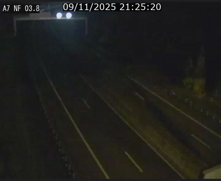 <h2>Webcam autoroute A7 au Luxembourg à la sortie du Tunnel Stafelter vers le Nord</h2>