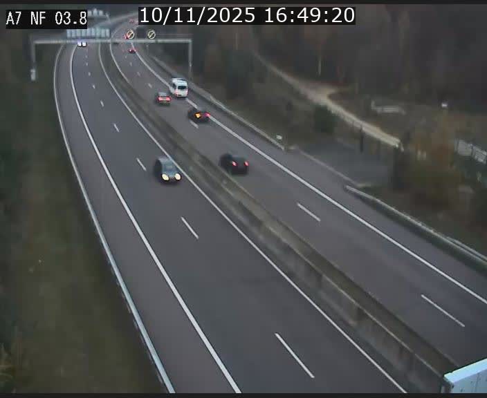 <h2>Webcam autoroute A7 au Luxembourg à la sortie du Tunnel Stafelter vers le Nord</h2>
