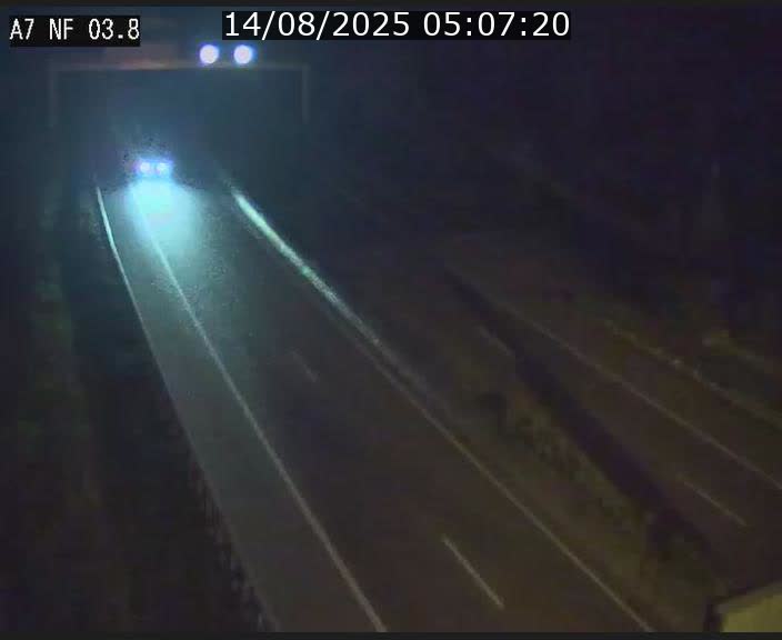 <h2>Webcam autoroute A7 au Luxembourg à la sortie du Tunnel Stafelter vers le Nord</h2>