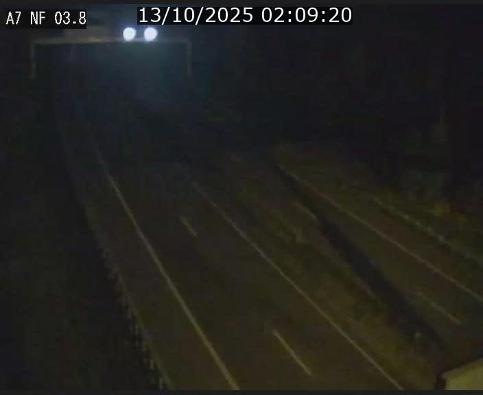 <h2>Webcam autoroute A7 au Luxembourg à la sortie du Tunnel Stafelter vers le Nord</h2>