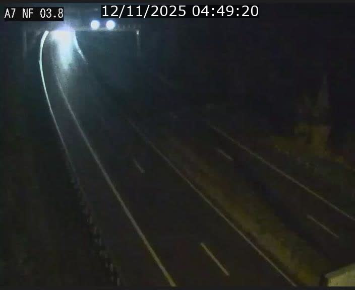 <h2>Webcam autoroute A7 au Luxembourg à la sortie du Tunnel Stafelter vers le Nord</h2>