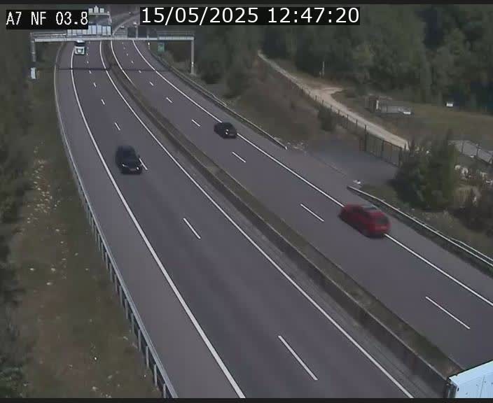 <h2>Webcam autoroute A7 au Luxembourg à la sortie du Tunnel Stafelter vers le Nord</h2>