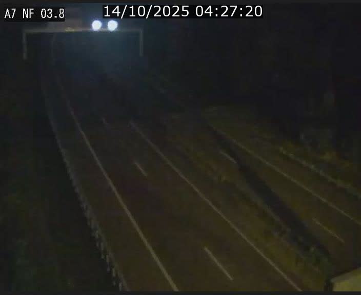 <h2>Webcam autoroute A7 au Luxembourg à la sortie du Tunnel Stafelter vers le Nord</h2>