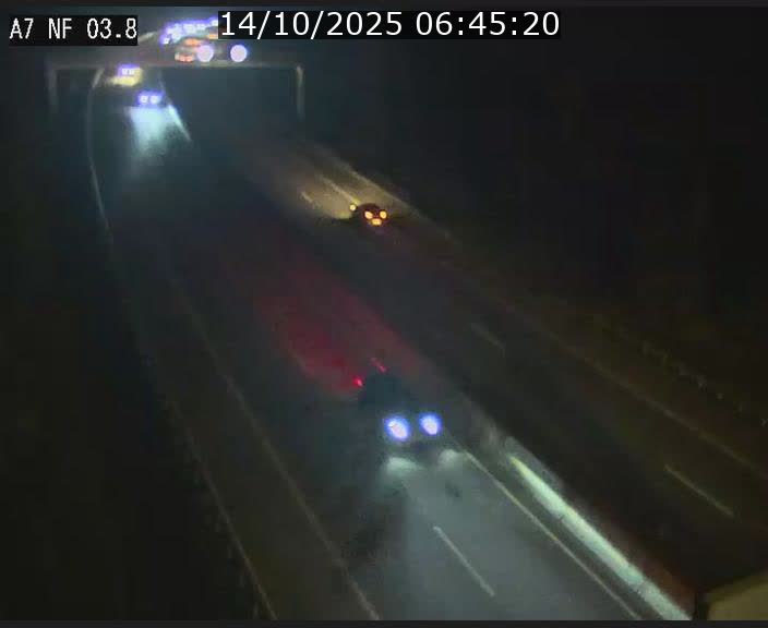 <h2>Webcam autoroute A7 au Luxembourg à la sortie du Tunnel Stafelter vers le Nord</h2>