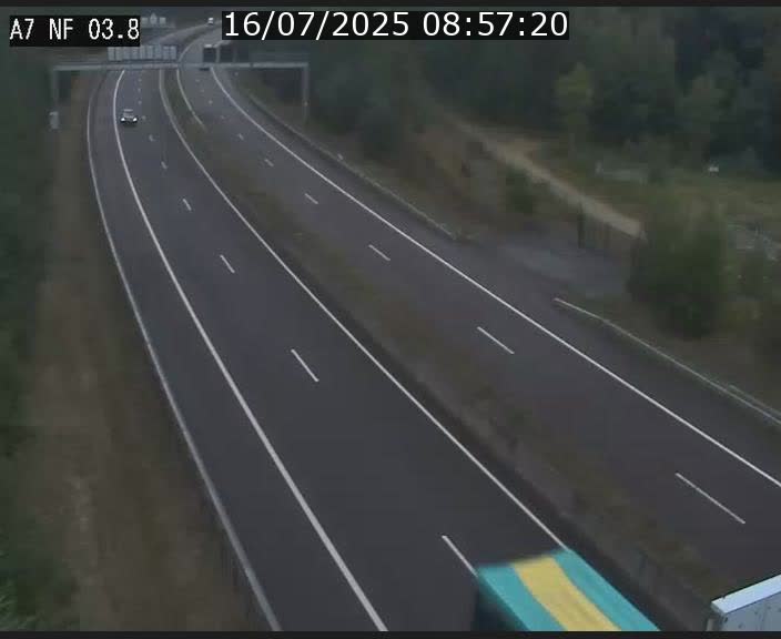 <h2>Webcam autoroute A7 au Luxembourg à la sortie du Tunnel Stafelter vers le Nord</h2>