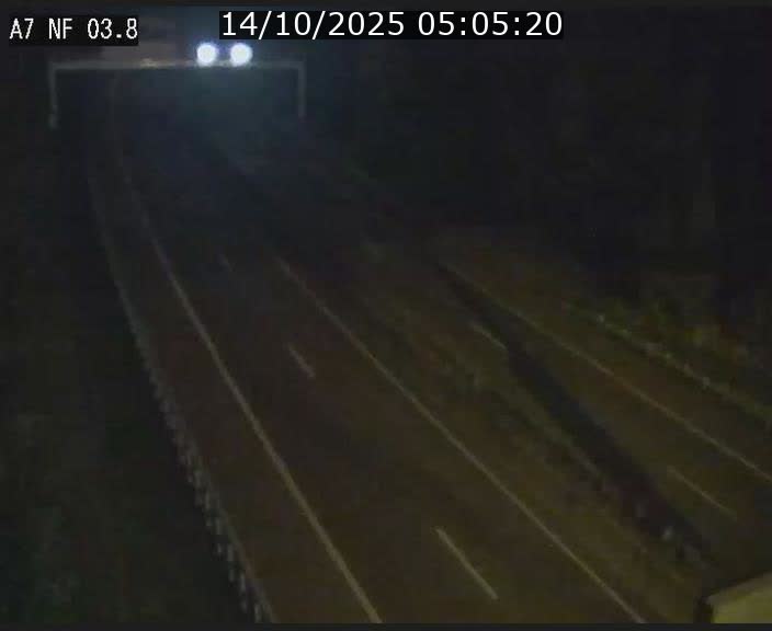 <h2>Webcam autoroute A7 au Luxembourg à la sortie du Tunnel Stafelter vers le Nord</h2>