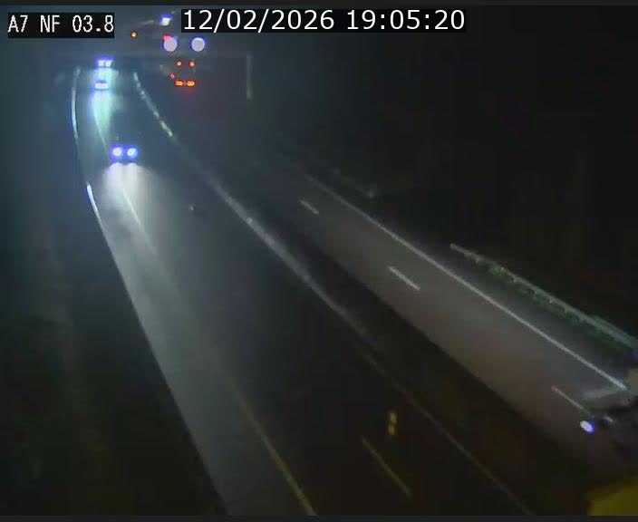 <h2>Webcam autoroute A7 au Luxembourg à la sortie du Tunnel Stafelter vers le Nord</h2>