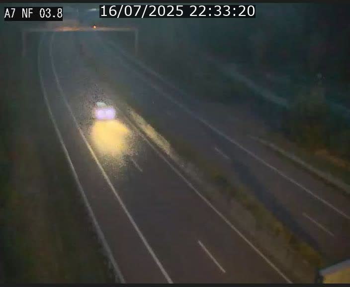 <h2>Webcam autoroute A7 au Luxembourg à la sortie du Tunnel Stafelter vers le Nord</h2>