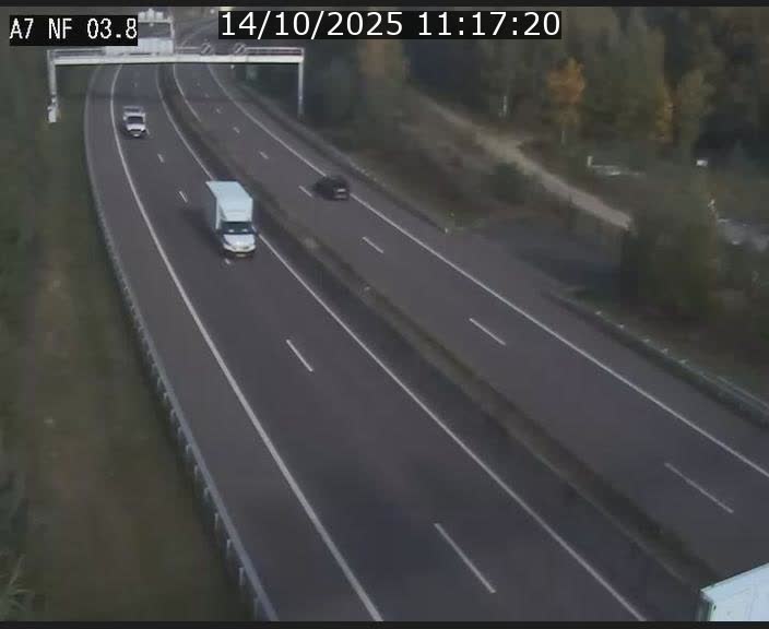 <h2>Webcam autoroute A7 au Luxembourg à la sortie du Tunnel Stafelter vers le Nord</h2>