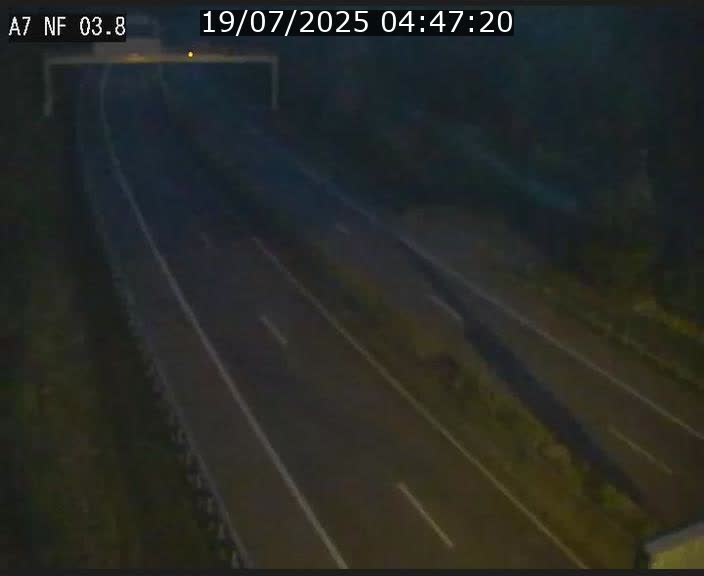 <h2>Webcam autoroute A7 au Luxembourg à la sortie du Tunnel Stafelter vers le Nord</h2>