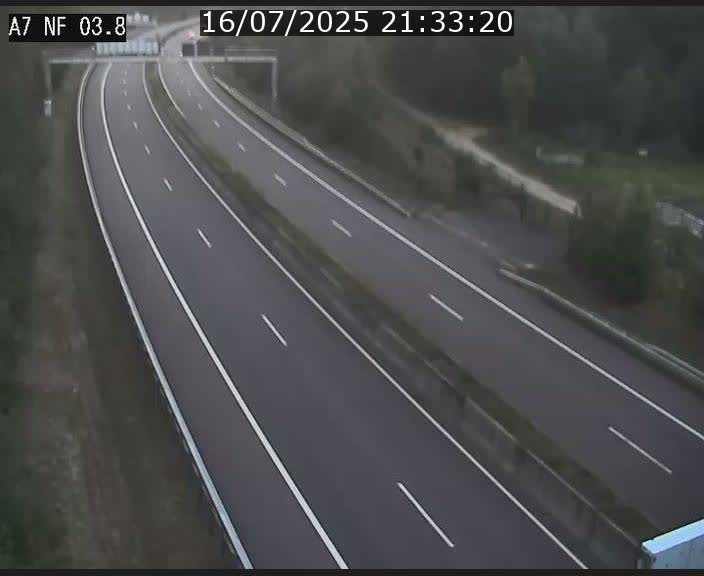 <h2>Webcam autoroute A7 au Luxembourg à la sortie du Tunnel Stafelter vers le Nord</h2>