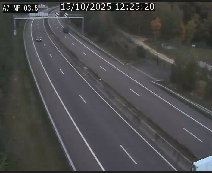 <h2>Webcam autoroute A7 au Luxembourg à la sortie du Tunnel Stafelter vers le Nord</h2>