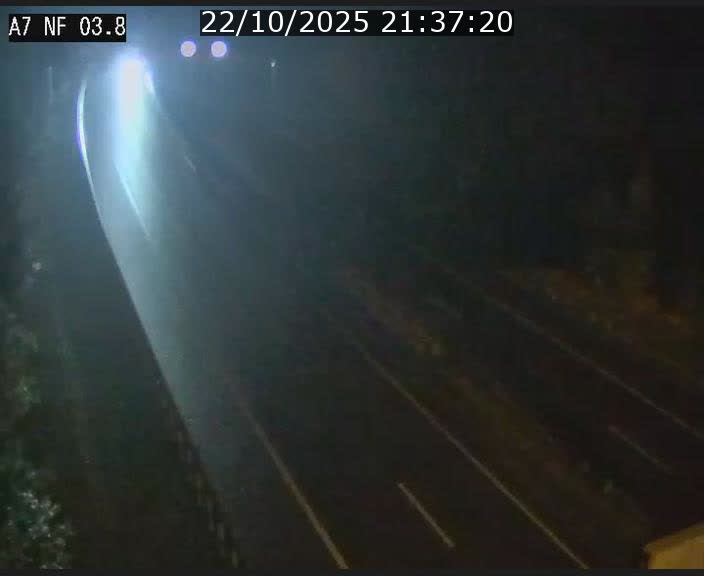 <h2>Webcam autoroute A7 au Luxembourg à la sortie du Tunnel Stafelter vers le Nord</h2>