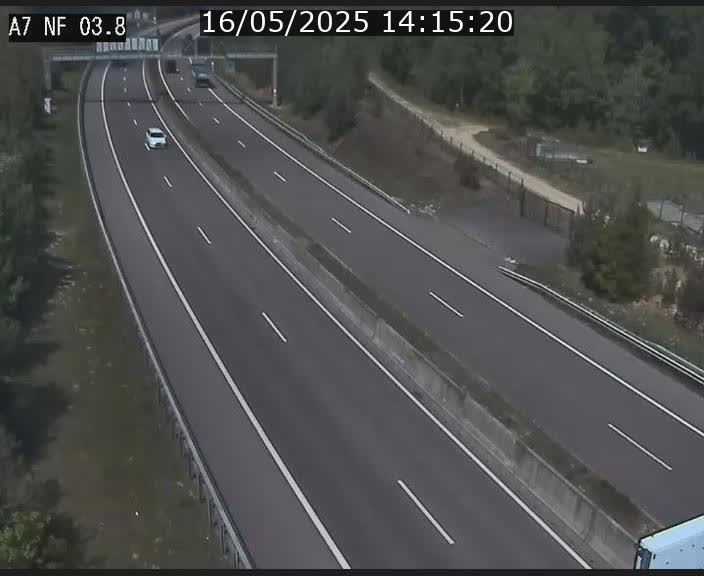 <h2>Webcam autoroute A7 au Luxembourg à la sortie du Tunnel Stafelter vers le Nord</h2>