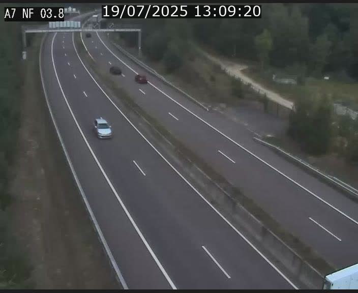 <h2>Webcam autoroute A7 au Luxembourg à la sortie du Tunnel Stafelter vers le Nord</h2>