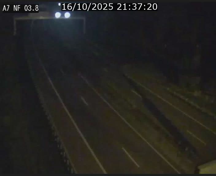 <h2>Webcam autoroute A7 au Luxembourg à la sortie du Tunnel Stafelter vers le Nord</h2>