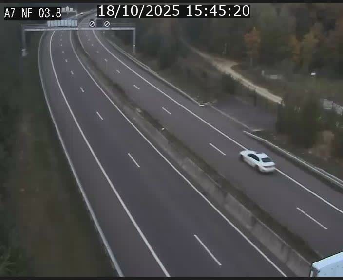 <h2>Webcam autoroute A7 au Luxembourg à la sortie du Tunnel Stafelter vers le Nord</h2>