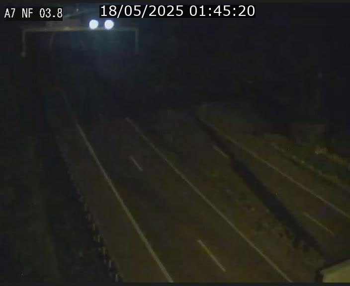 <h2>Webcam autoroute A7 au Luxembourg à la sortie du Tunnel Stafelter vers le Nord</h2>