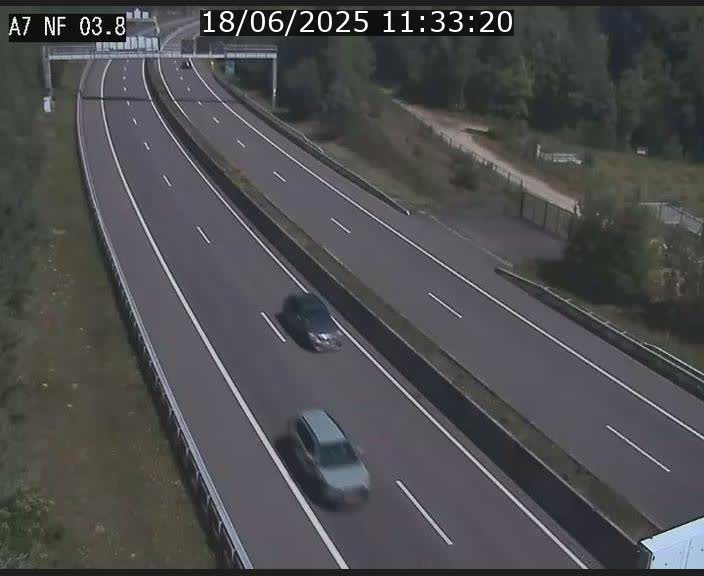 <h2>Webcam autoroute A7 au Luxembourg à la sortie du Tunnel Stafelter vers le Nord</h2>