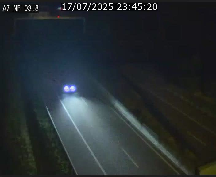 <h2>Webcam autoroute A7 au Luxembourg à la sortie du Tunnel Stafelter vers le Nord</h2>