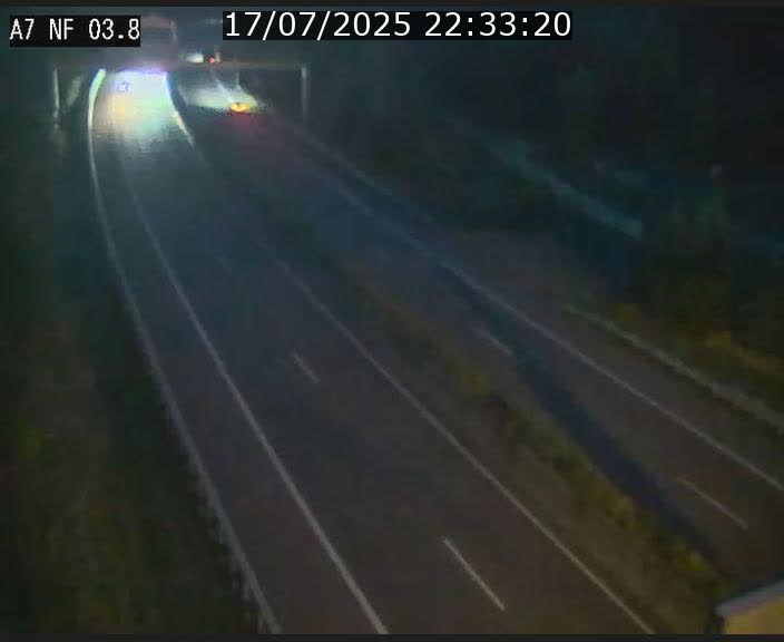 <h2>Webcam autoroute A7 au Luxembourg à la sortie du Tunnel Stafelter vers le Nord</h2>