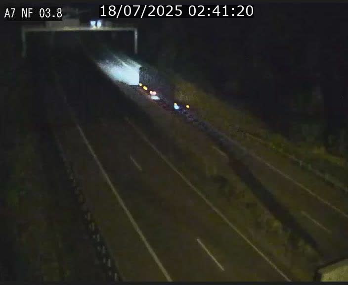 <h2>Webcam autoroute A7 au Luxembourg à la sortie du Tunnel Stafelter vers le Nord</h2>