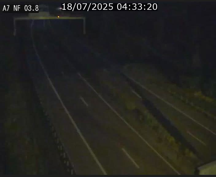 <h2>Webcam autoroute A7 au Luxembourg à la sortie du Tunnel Stafelter vers le Nord</h2>