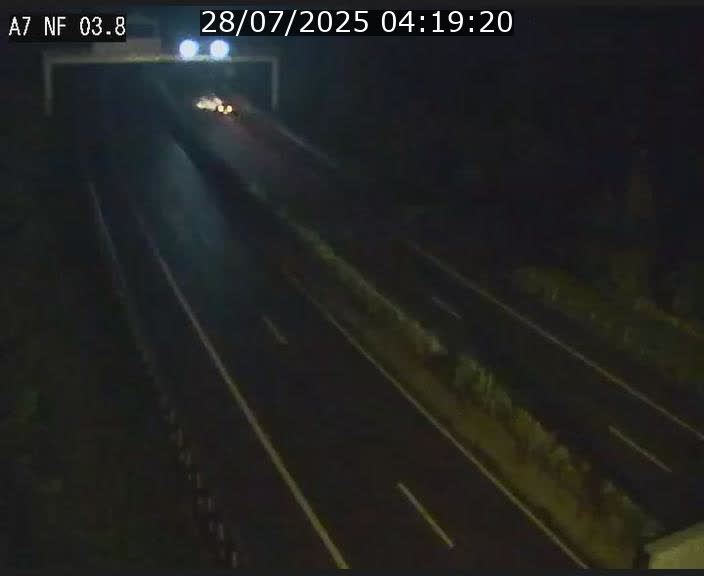 <h2>Webcam autoroute A7 au Luxembourg à la sortie du Tunnel Stafelter vers le Nord</h2>