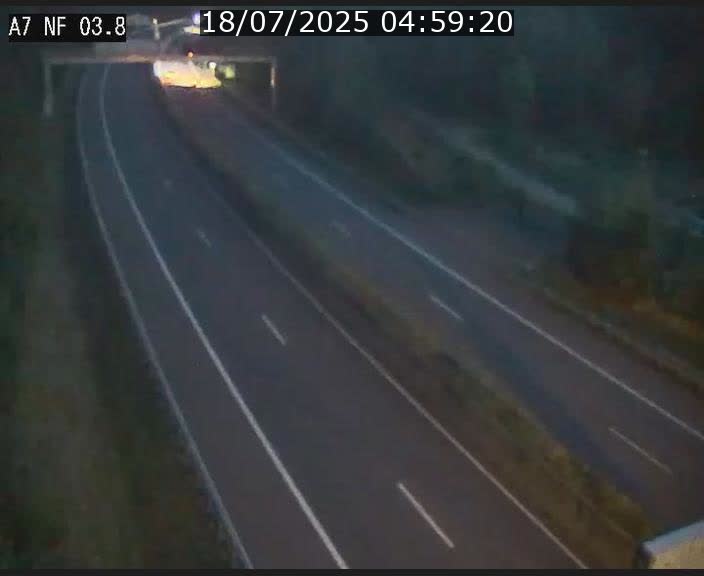 <h2>Webcam autoroute A7 au Luxembourg à la sortie du Tunnel Stafelter vers le Nord</h2>