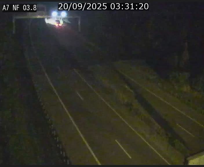 <h2>Webcam autoroute A7 au Luxembourg à la sortie du Tunnel Stafelter vers le Nord</h2>