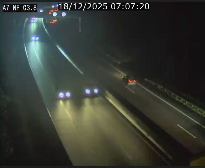 <h2>Webcam autoroute A7 au Luxembourg à la sortie du Tunnel Stafelter vers le Nord</h2>