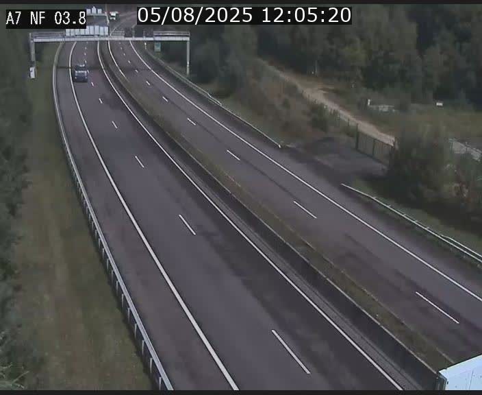 Webcam autoroute A7 au Luxembourg à la sortie du Tunnel Stafelter vers le Nord
