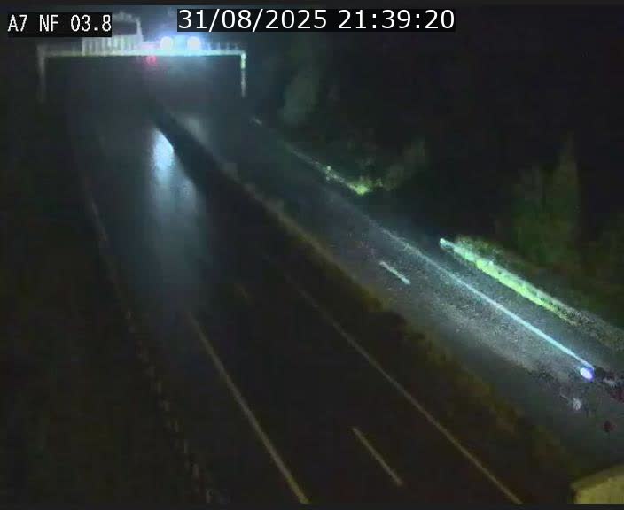 Webcam autoroute A7 au Luxembourg à la sortie du Tunnel Stafelter vers le Nord