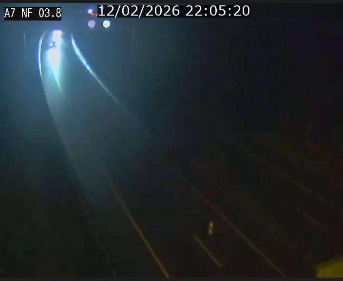 Webcam autoroute A7 au Luxembourg à la sortie du Tunnel Stafelter vers le Nord