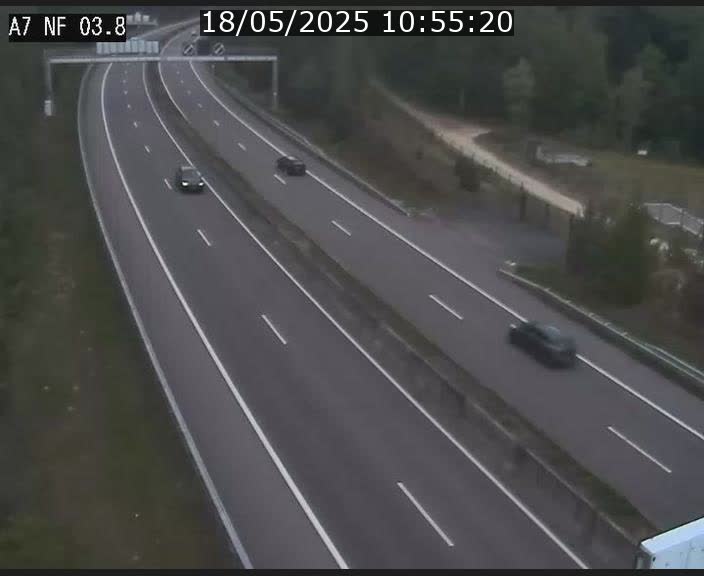 <h2>Webcam autoroute A7 au Luxembourg à la sortie du Tunnel Stafelter vers le Nord</h2>
