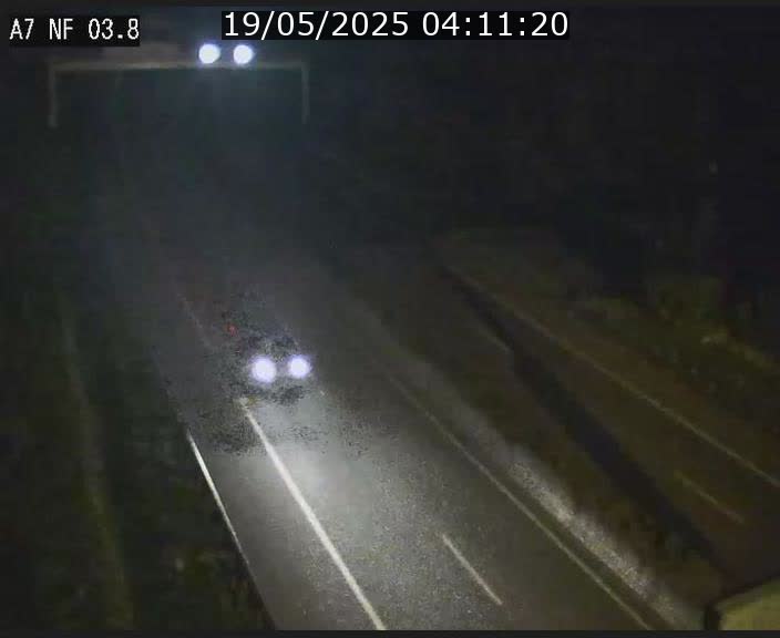 <h2>Webcam autoroute A7 au Luxembourg à la sortie du Tunnel Stafelter vers le Nord</h2>