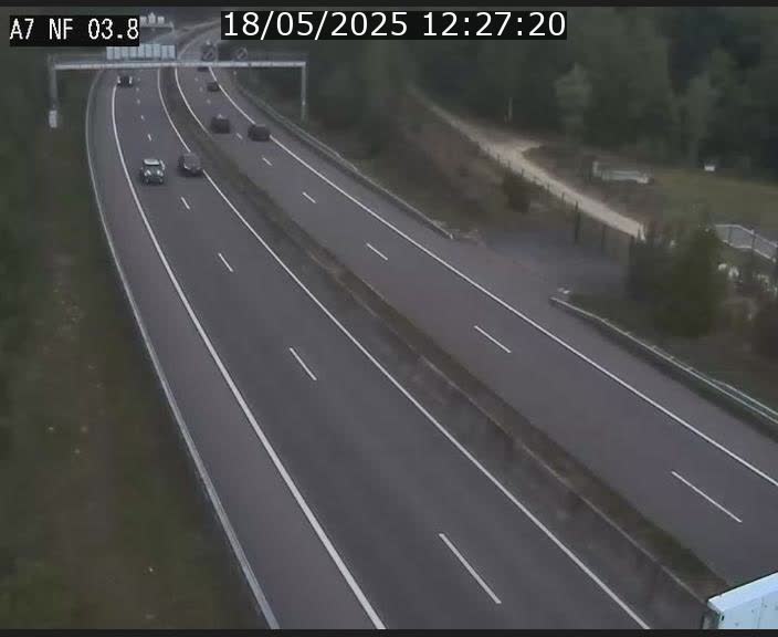 <h2>Webcam autoroute A7 au Luxembourg à la sortie du Tunnel Stafelter vers le Nord</h2>