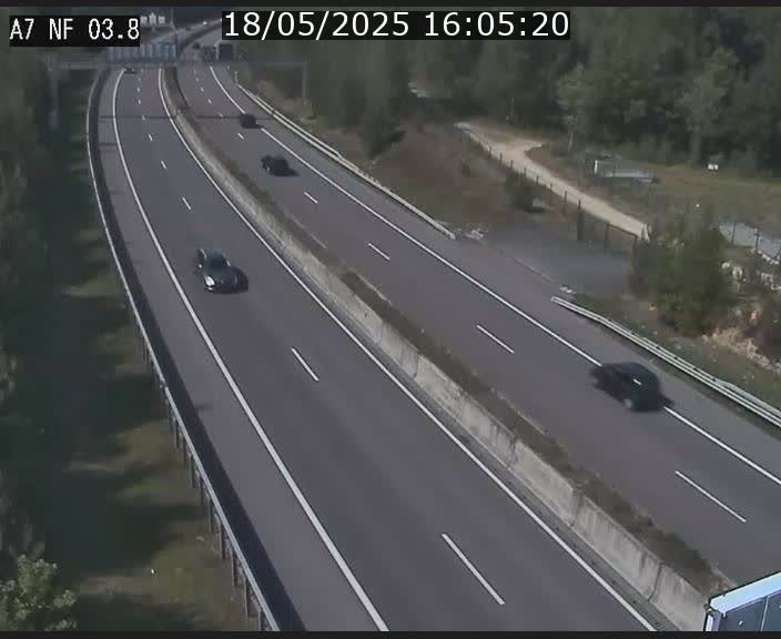 <h2>Webcam autoroute A7 au Luxembourg à la sortie du Tunnel Stafelter vers le Nord</h2>