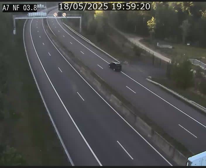 <h2>Webcam autoroute A7 au Luxembourg à la sortie du Tunnel Stafelter vers le Nord</h2>