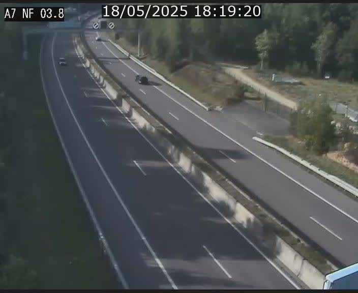 <h2>Webcam autoroute A7 au Luxembourg à la sortie du Tunnel Stafelter vers le Nord</h2>